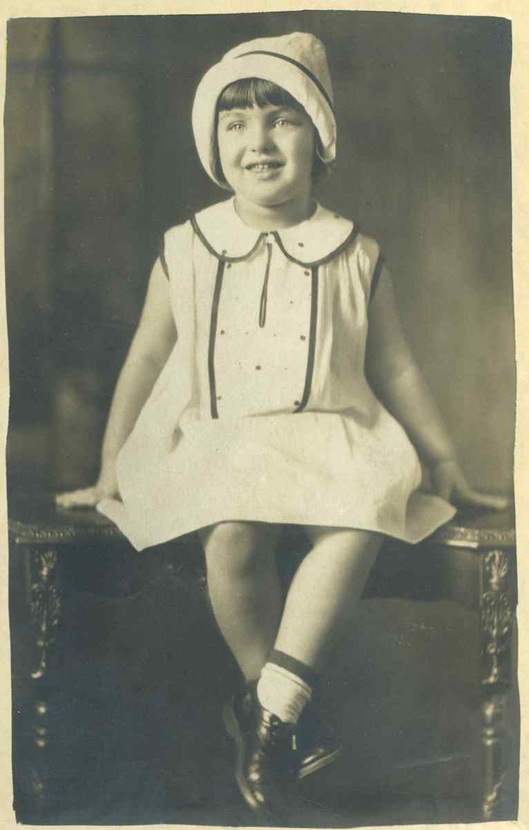 Bette as a young girl
