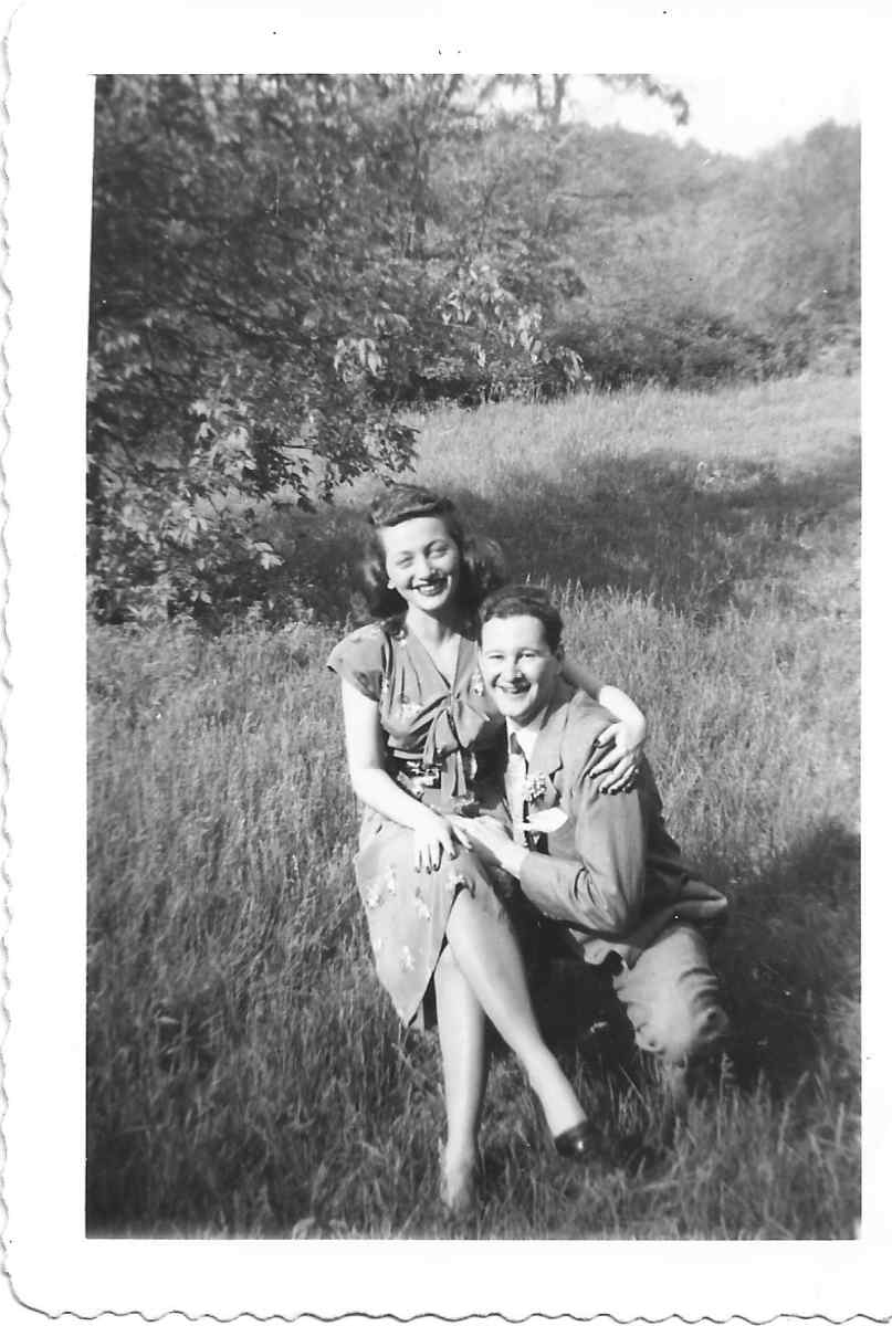 Herbert and Babette, June 16, 1941, in a meadow