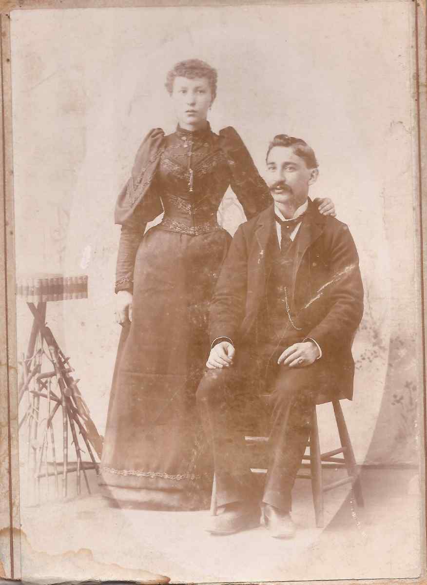 Emma (Sachs) and Moses Evensky in 1894 St. Louis