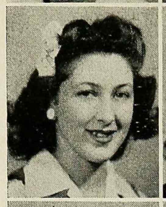 yearbook photo of Laverne Doris Evensky Lehman