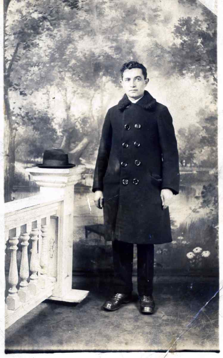 Abe Rothberger wearing a dark coat